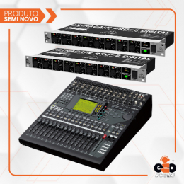 KIT YAMAHA 01V96 VCM + 2 ADA 8000 BEHRINGER 8/8 (127v)