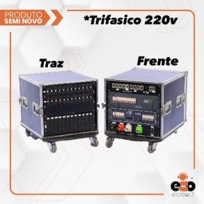 MAIN POWER ILUMINAÇÃO COM: 12Ch PRÓPOWER + 12Ch DIMMER + SPLITTER - TRIFÁSICO 220V